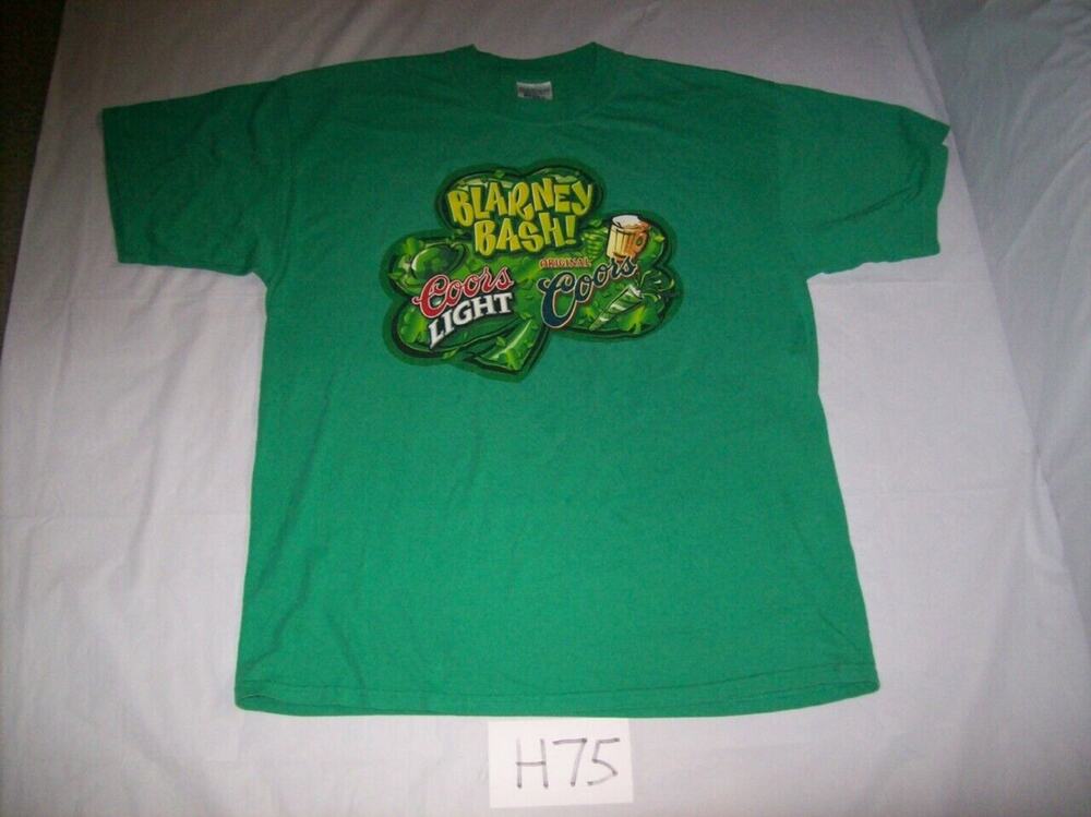 Coors Blarney Bash T-Shirt Size XLarge XL Coors Light -0912H75
